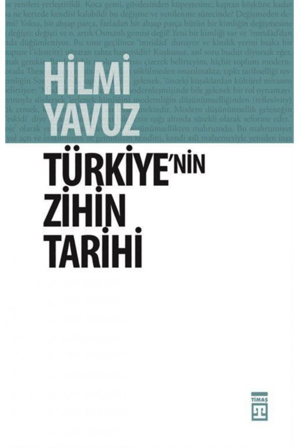 Türkiyenin Zihin Tarihi  Türk Kültürü Üzerine Kuşatıcı Bir Söylev ürün görseli 1