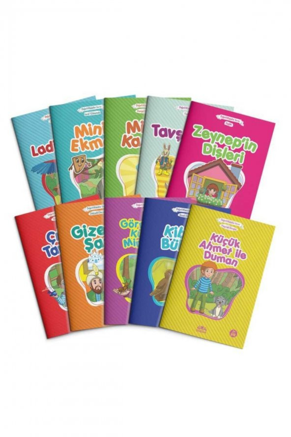 Değerli Masallar Seti (Çanta Boy, 10 Kitap) ürün görseli 1