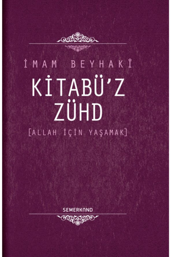 Kitabüz Zühd  İmam Beyhaki ürün görseli 1