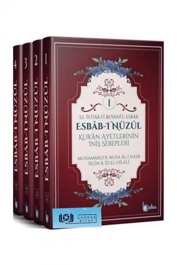 Esbab-ı Nüzul - Kuran Ayetlerinin İniş Sebepleri (4 Cilt Takım) - Ebu Usame Selim b. İd el-Hilali ürün görseli 1