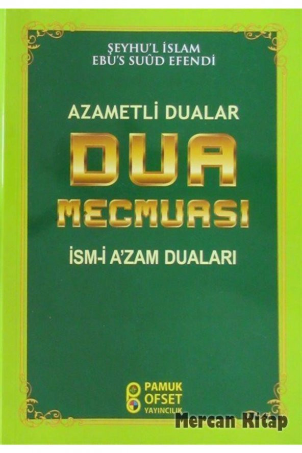 Azametli Dualar Dua Mecmuası (dua220) & Ism-i Azam Duaları ürün görseli 1
