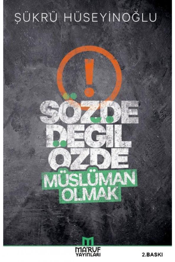 Sözde Değil Özde Müslüman Olmak ürün görseli 1