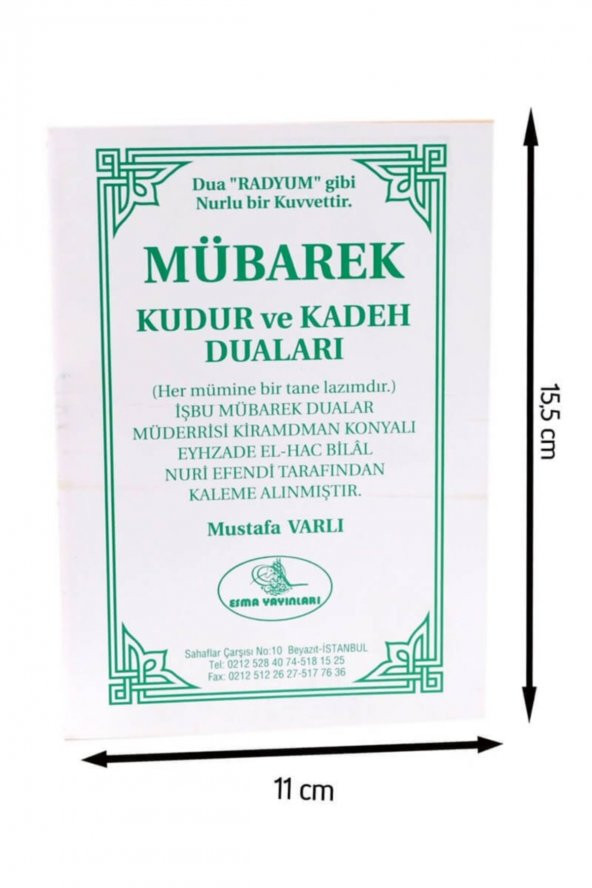 Mübarek Kudur Ve Kadeh Duaları-1360 ürün görseli 1