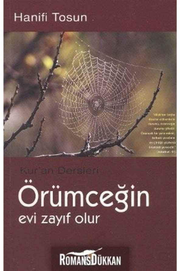 Örümceğin Evi Zayıf Olur Kuran Dersleri ürün görseli 1