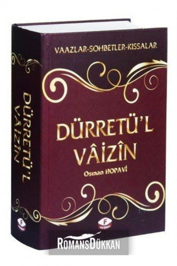 Dürretül Vaizin-vaazlar Sohbetler Kıssalar ürün görseli 1
