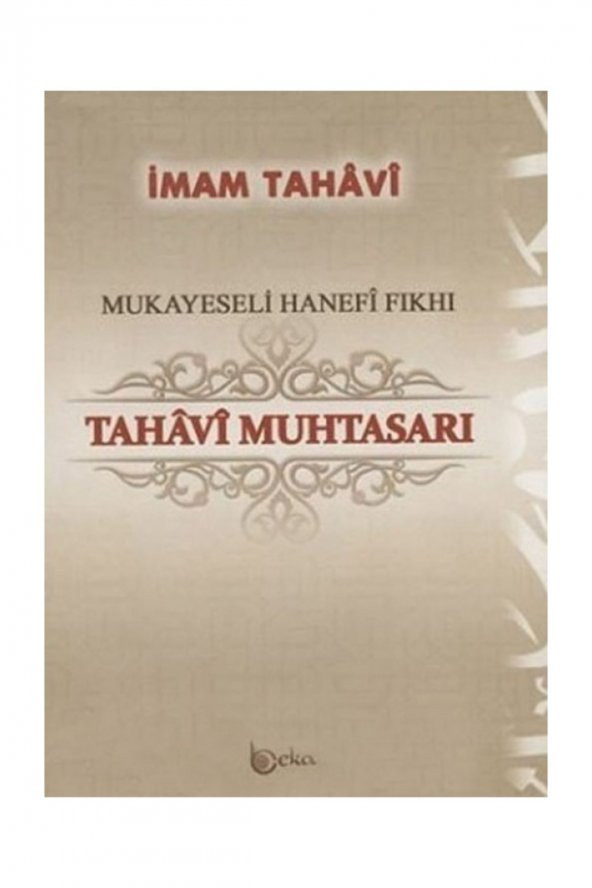 Mukayeseli Hanefi Fıkhı Tahavi Muhtasarı ürün görseli 1