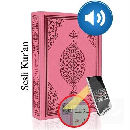 Rahle Boy Kuran-ı Kerim Şamua 4 Renk Pembe ürün görseli 1