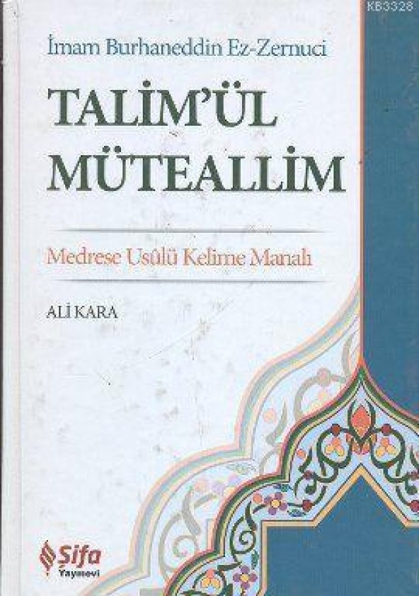 Talim`Ül Müteallim, Şifa Yayınevi ürün görseli 1