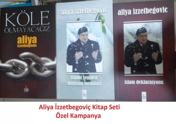 Aliya İzzetbegoviç Kitapları 3 Kitap Set ürün görseli 1