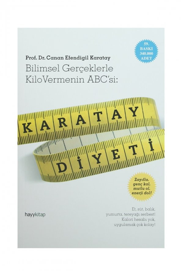 Karatay Diyeti (Bilimsel Gerçeklerle Kilo Vermenin Abcsi) / Canan Efendigil Karatay ürün görseli 1