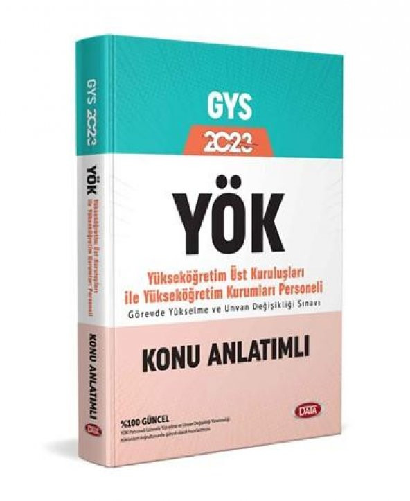 2023 YÖK Üst Kuruluşları ile YÖK Personeli GYS Hazırlık Kitabı Data Yayınları ürün görseli 1