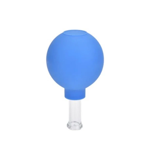 Silikon Vakumlu Cam Masaj Kupası,kuru Kupa 1,5 cm No:4 ürün görseli 1
