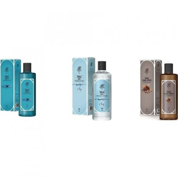 Rebul Kolonya Özel Set 250 ml 3lü Dark Spice + Ice + Aqua ürün görseli 1