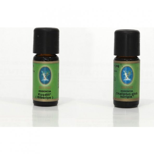Nu-Ka Defne Essencia Nuka Organik Biberiye ve Okaliptus Yağı 10 ml (2li Paket) ürün görseli 1