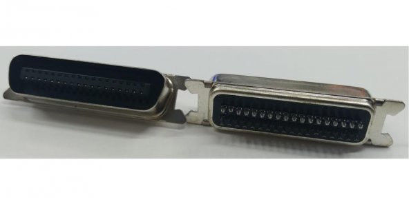 36 Pin Erkek Centronics Konnektör+Kapak - Beyaz ürün görseli 1