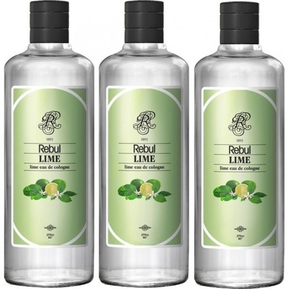 Rebul Lime - Limon Kolonyası 250Ml 3lü ürün görseli 1