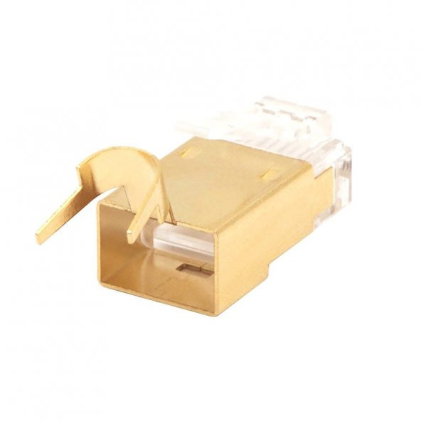 Cat. 7 RJ45 Network Konnektör Gold - Resim 2