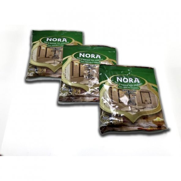 Nora Bay Bayan Tüy Dökücü Kokusuz Özel Parfümlü Hamam Otu 3 x Depilatory Agent 200 gr ürün görseli 1