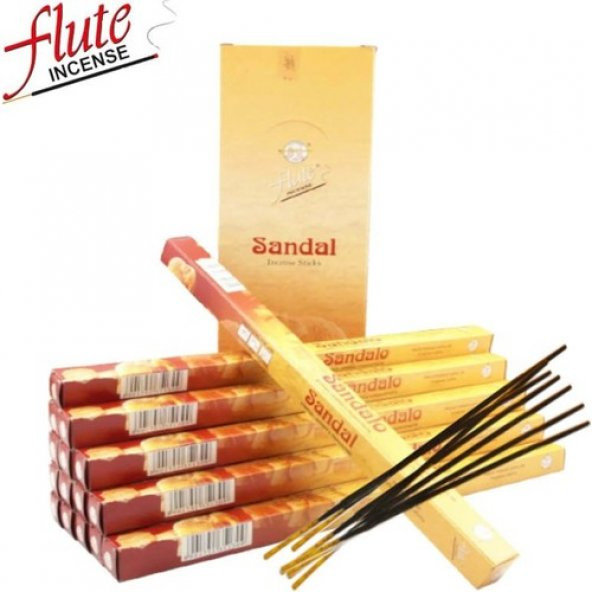 Flute Sandal Ağacı Tütsü 1 Kutu 6 x 20 Adet ürün görseli 1
