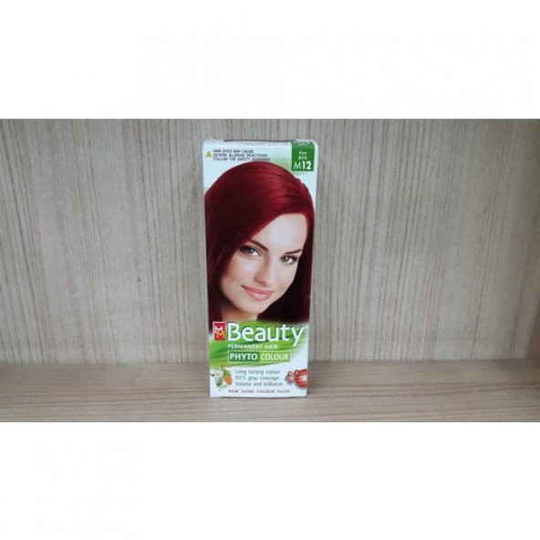 Mm Beauty Bitkisel Saç Boyası Ateş Kızılı M12 ürün görseli 1