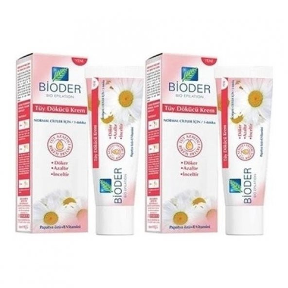 Bioder Tüy Dökücü Azaltıcı Krem 100 ml Kadın 2 Kutu ürün görseli 1