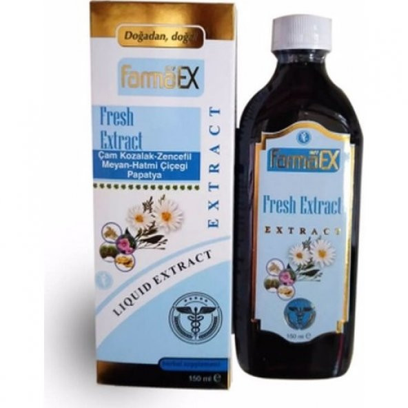 Myfarmaex Çam Kozalağı - Zencefil - Meyan Kökü - Hatmi Çiçeği - Papatya Fresh Extract - Nehir Doğal Ürünler ürün görseli 1