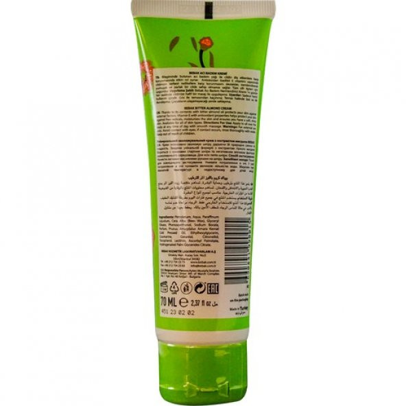 Bebak Acı Badem Kremi Tüp 70 ml - Resim 2