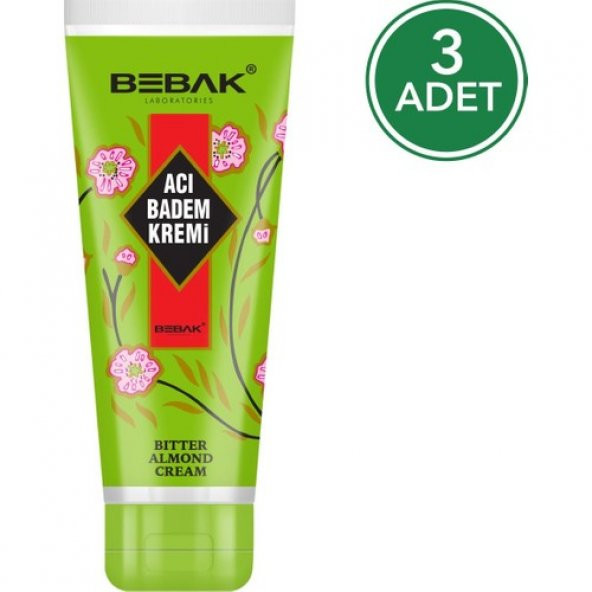 Bebak Acı Badem Kremi 70 ml Tüp 3 Adet ürün görseli 1