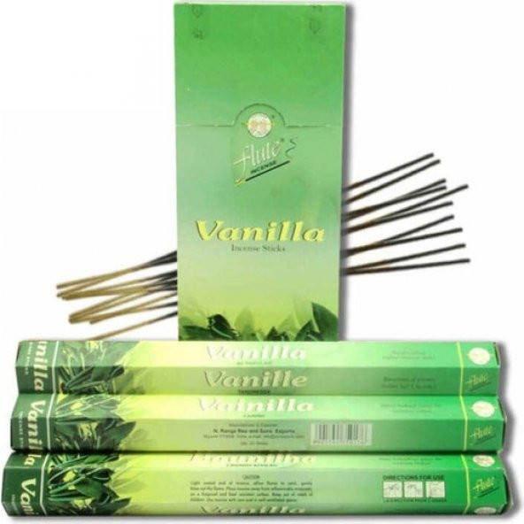 Flute Tütsü Vanilya (Vanilla) 6X20 120 Sticks Incense ürün görseli 1