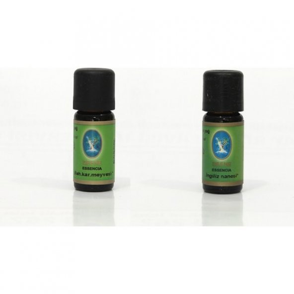 Nu-Ka Defne Essencia Nuka Organik Ingiliz Nanesi ve Karanfil Meyvesi Yağı 10 ml (2li Paket) ürün görseli 1
