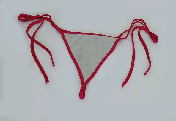 ASM0267 Bayan Renkli Özel Gün String - Resim 7