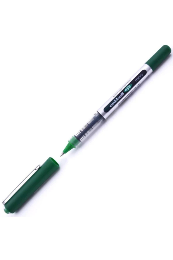 Uni-Ball Roller Kalem Eye Micro Bilye Uç 0.5 MM Yeşil (12 Li Paket) ürün görseli 1
