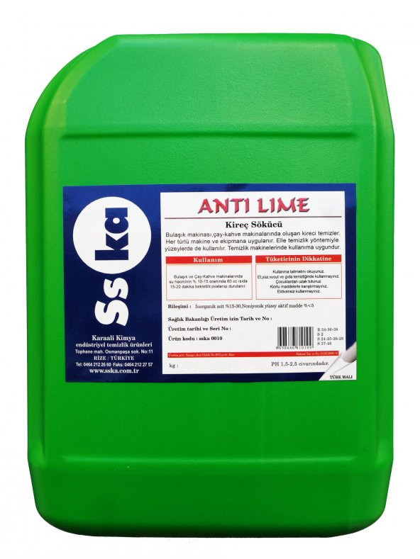 Sska Anti Lime Kireç Sökücü - Yüzey Temizleyici / 5 Kg ürün görseli 1