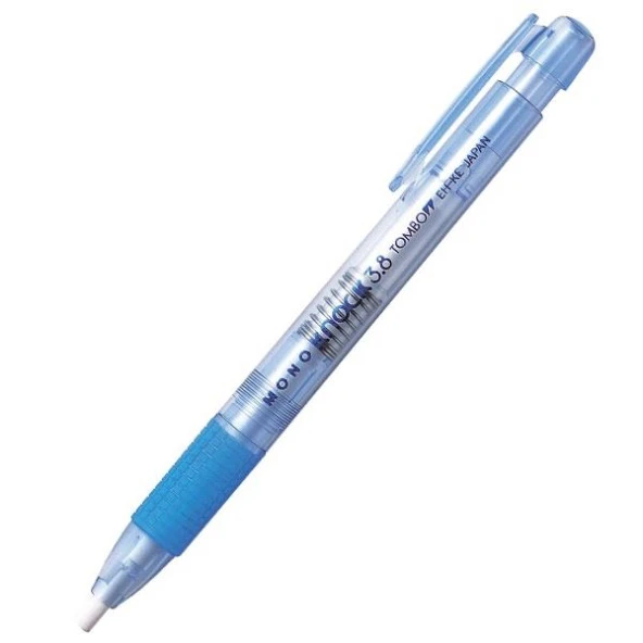 Tombow Kalem Silgi Mono Knock 3.8 MM Mavi (10 Lu Paket) ürün görseli 1