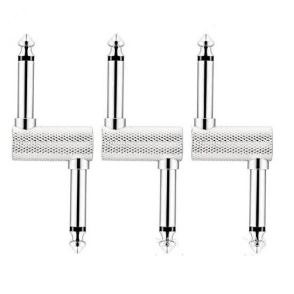 6.3 mm Mono 90 Derece Erkek - Erkek Kaliteli Ara Aparat ürün görseli 1