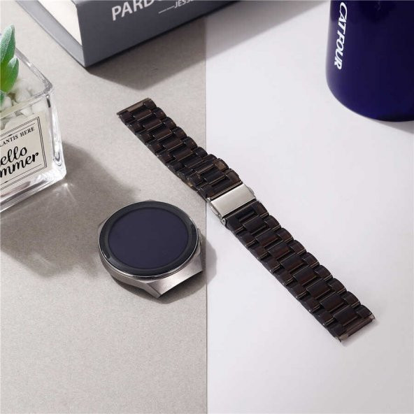 Amazfit GTR 42mm KRD-27 Şeffaf Renkli Transparan Silikon Kordon ürün görseli 1