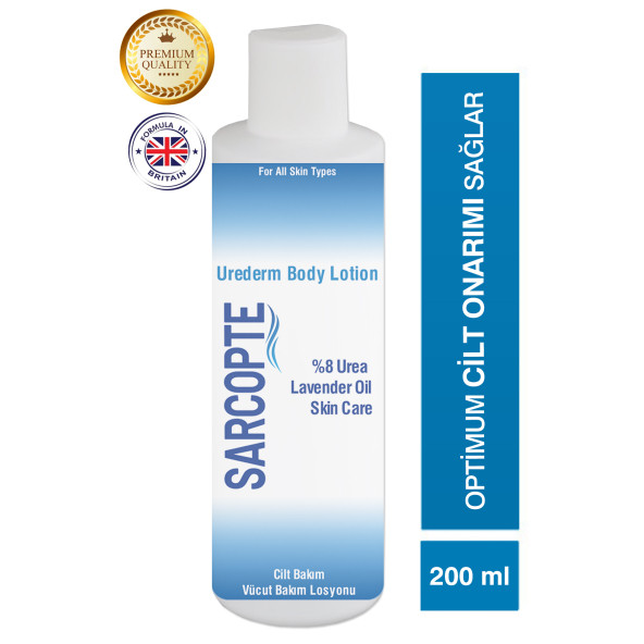 Sarcopte Urederm Onarıcı ve Yatıştırıcı Bakım Kremi (Yoğun Nemlendirici) 200 ml ürün görseli 1