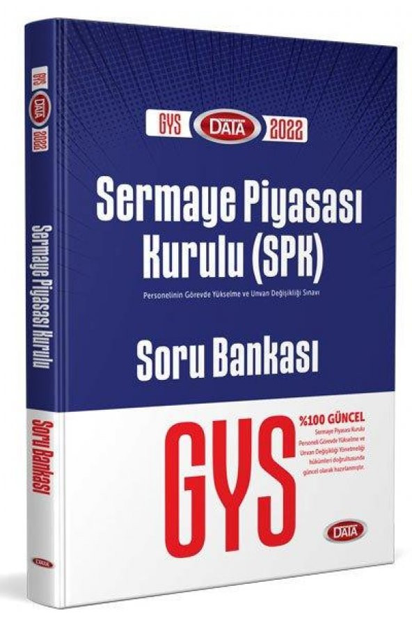 Sermaye Piyasa Kurulu GYS Soru Bankası Data Yayınları ürün görseli 1