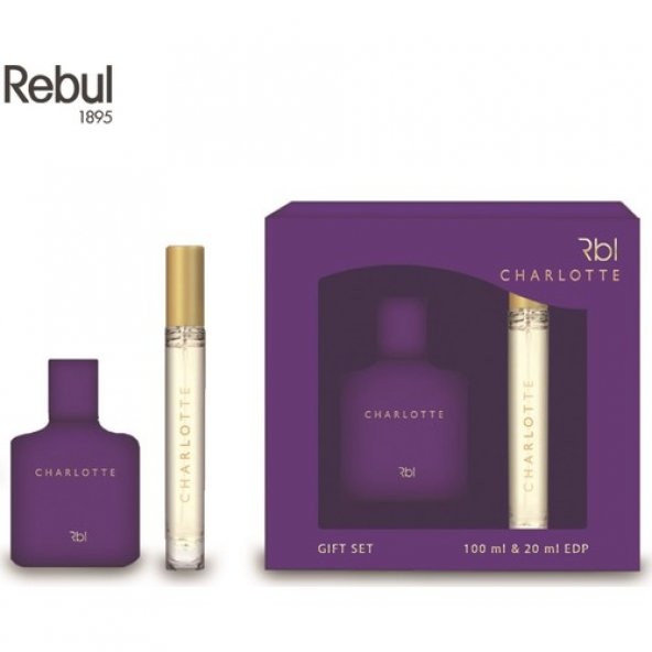 Rebul Charlotte Parfüm 100 ml | Kalem Parfüm 20 ml ürün görseli 1