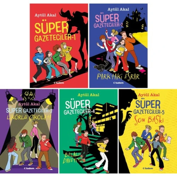 Süper Gazeteciler 5 Kitap Set - Aytül Akal ürün görseli 1
