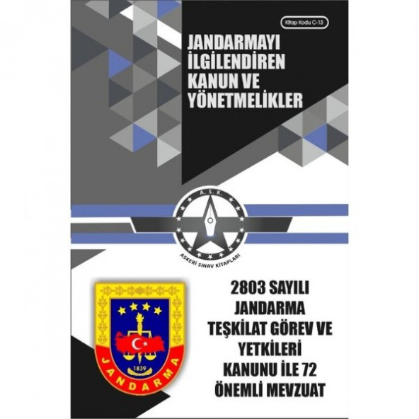Jandarmayı İlgilendiren Kanun ve Yönetmelikler (Cep Kitabı) ürün görseli 1