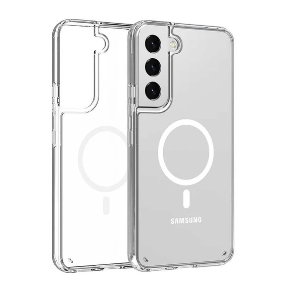 Gpack Samsung Galaxy S22 Kılıf Wireless Tacsafe Antishock Ultra Koruma Sert Kapak ürün görseli 1