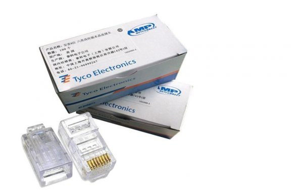 AMP RJ45 Cat. 6 Jack - 100 Adet ürün görseli 1