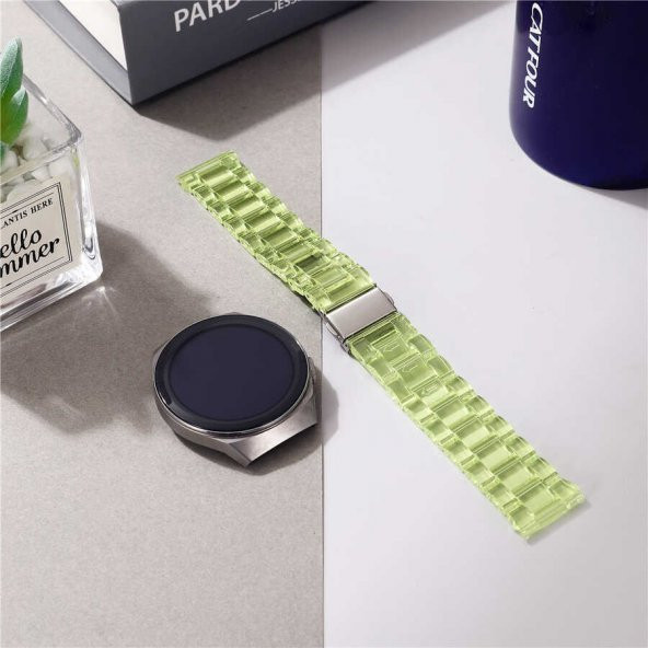 Gear S2 KRD-27 Şeffaf Renkli Transparan Silikon Kordon ürün görseli 1