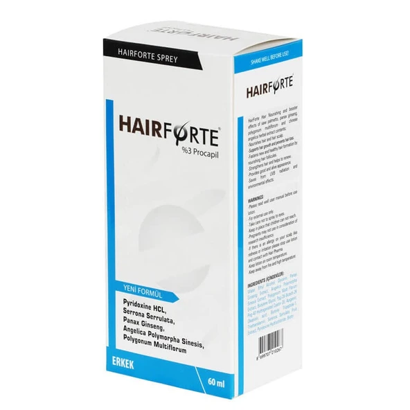 Hairforte Sprey Erkek 60 Ml ürün görseli 1