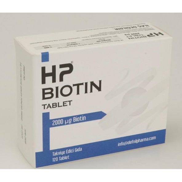 Hp Biotin Tablet 2 Mg 120 Tablet ürün görseli 1
