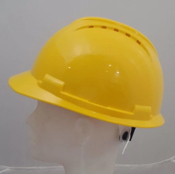 Bbu Safety Sp 200 Hdpe Vida Çark Ayarlı Baret Sarı ürün görseli 1