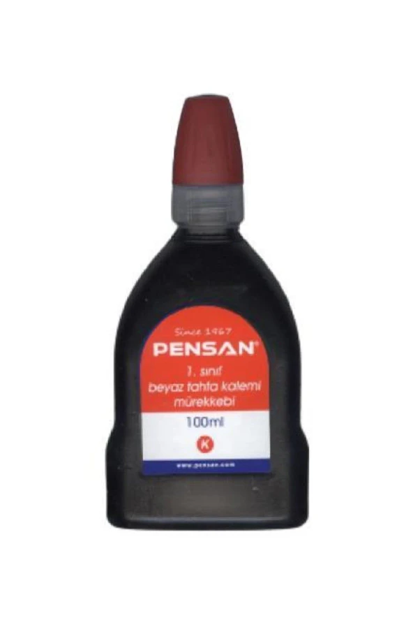 Pensan Tahta Kalemi Mürekkebi Kırmızı 100 ml Tahta Kalem Mürekkep ürün görseli 1