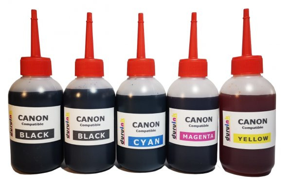 CANON (E404 E414 E464 E474 E484) KARTUŞ MÜREKKEP DOLUM SETİ PG 46 CL 56 5x100ML - Resim 2
