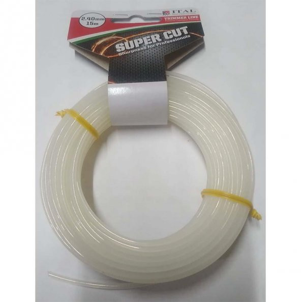 İtal Yuvarlak Misina Tırpan İpi 2.4 mm 15 metre ürün görseli 1